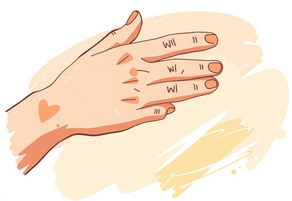 Illustrazione di mani che si proteggono a vicenda, simbolo di rispetto e sensibilità